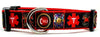 Rescue 911 Police dog collar handmade adjustable buckle collar 1" wide or leash - Petcollarshandmades