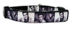 Elvis dog collar handmade adjustable buckle collar 5/8" wide or leash fabric - Petcollarshandmades