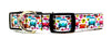 VW Bus dog collar handmade adjustable buckle collar 5/8" wide or leash Petcollarshandmade
