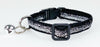 Silver Glitter cat & small dog collar 1/2" wide adjustable handmade bell leash - Petcollarshandmades