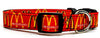 McDonald's Dog collar handmade adjustable buckle 5/8" wide or leash Petcollarshandmade