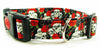 Skulls dog collar Handmade adjustable buckle collar 1" wide or leash Petcollarshandmade