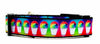 Snow Cones dog collar handmade  adjustable buckle collar 1" or 5/8"wide or leash Petcollarshandmade