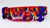 Skittles dog collar Handmade adjustable buckle collar 1" or 5/8" wide or leash Petcollarshandmade