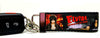 Elvira Key Fob Wristlet Keychain 1 1/4"wide Zipper pull Camera strap - Petcollarshandmades