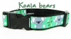 Koala Bear dog collar Handmade adjustable buckle collar 1" wide or leash $6 - Petcollarshandmades