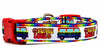 VW Bus dog collar handmade adjustable buckle collar 5/8" wide or leash Petcollarshandmade