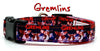 Gremlins/Gizmo dog collar handmade adjustable buckle 1"or 5/8" wide or leash Petcollarshandmade