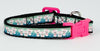 Puppies cat & small dog collar 1/2" wide adjustable handmade bell Or leashes - Petcollarshandmades