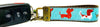 Dachshunds Key Fob Wristlet Keychain 1"wide Zipper pull Camera strap handmade - Petcollarshandmades