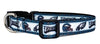 Eagles dog collar handmade adjustable buckle collar 5/8" wide or leash fabric Petcollarshandmade
