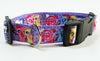 My Little Pony dog collar handmade adjustable buckle collar 1" wide or leash - Petcollarshandmades