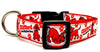 Clifford dog collar handmade adjustable buckle collar 1" wide or leash Petcollarshandmade