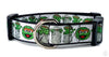 Oscar the Grouch dog collar handmade adjustable buckle 1" or 5/8" wide or leash Petcollarshandmade
