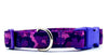 Purple Camo dog collar handmade adjustable buckle collar 5/8" wide or leash Petcollarshandmade