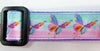 Butterflies dog collar,handmade, adjustable,buckle collar,1" wide, leash - Petcollarshandmades