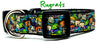 Rugrats Dog collar handmade adjustable buckle collar 1" wide 5/8" wide or leash Petcollarshandmade
