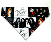 Freddy Mercury Queen Dog Bandana Over the Collar dog bandana Dog collar bandana Petcollarshandmade