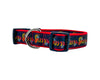 KISS dog collar handmade adjustable buckle 1" or 5/8" wide or leash Rock N Roll Petcollarshandmade