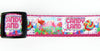 Candyland dog collar handmade adjustable buckle collar 1" wide or leash Petcollarshandmade
