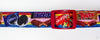 Candy dog collar handmade adjustable buckle collar 5/8" wide or leash fabric Petcollarshandmade