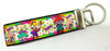 Rugrats Key Fob Wristlet Keychain 1"wide Zipper pull Camera strap handmade - Petcollarshandmades