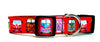 VW Bus dog collar handmade  adjustable buckle collar 1" or 5/8" wide or leash Petcollarshandmade