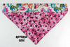 Butterfly Dog Bandana, Over the Collar dog bandana, Dog collar bandana, puppy - Petcollarshandmades