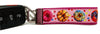 Donuts Key Fob Wristlet Keychain 1"wide Zipper pull Camera strap handmade - Petcollarshandmades