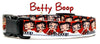 Betty Boop dog collar handmade adjustable buckle collar 1" or 5/8"wide or leash - Petcollarshandmades