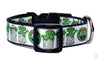 Oscar the Grouch dog collar handmade adjustable buckle 1" or 5/8" wide or leash Petcollarshandmade
