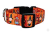 Thanksgiving dog collar Handmade adjustable buckle collar 1"or5/8" wide or leash Petcollarshandmade