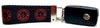 Fire Dept. Key Fob Wristlet Keychain 1 1/4"wide Zipper pull Camera strap - Petcollarshandmades
