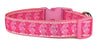 Marimekko Flowers dog collar handmade adjustable buckle 1" or 5/8 wide or leash Petcollarshandmade