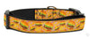Hamburgers & Fries Dog collar handmade adjustable buckle collar 1" wide or leash - Petcollarshandmades