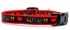 Autism cat or small dog collar 1/2" wide adjustable handmade bell or leash - Petcollarshandmades