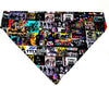 The Beatles Dog Bandana Over the Collar dog bandana Dog collar bandana Rock Petcollarshandmade