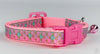 Mermaid Scales cat or small dog collar 1/2"wide adjustable handmade bell or leash - Petcollarshandmades