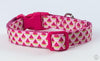 Watermelon dog collar handmade adjustable buckle collar 5/8" wide or leash Petcollarshandmade