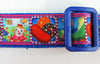 Candy Crush dog collar handmade adjustable buckle collar 1" wide or leash $6 - Petcollarshandmades