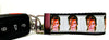 David Bowie Key Fob Wristlet Keychain 11/4"wide Zipper pull Camera strap - Petcollarshandmades
