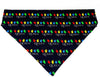 Queen Dog Bandana Over the Collar dog bandana Dog collar bandana Rock N Roll Petcollarshandmade