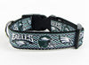 Eagles dog collar handmade adjustable buckle collar football 1" wide or leash Petcollarshandmade