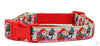 Christmas dog collar handmade adjustable buckle collar 5/8" wide leash Petcollarshandmade