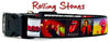 Rolling Stones dog collar Rock N Roll handmade adjustable buckle1"or 5/8"wide Petcollarshandmade