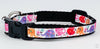 Elephants cat or small dog collar 1/2" wide adjustable handmade bell leash - Petcollarshandmades