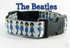 The Beatles Key Fob Wristlet Keychain 1 1/4"wide Zipper pull Camera strap - Petcollarshandmades