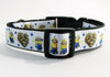 Minions dog collar handmade adjustable buckle collar 1" wide or leash $6 collar - Petcollarshandmades