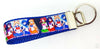 Sailor Moon Key Fob Wristlet Keychain 1"wide Zipper pull Camera strap handmade - Petcollarshandmades