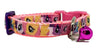 My Little Pony cat & small dog collar 1/2"wide adjustable handmade bell or leash - Petcollarshandmades